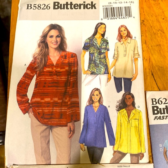 3/$15. Five Butterick patterns 2010’s not cut, brand new - Picture 5 of 6